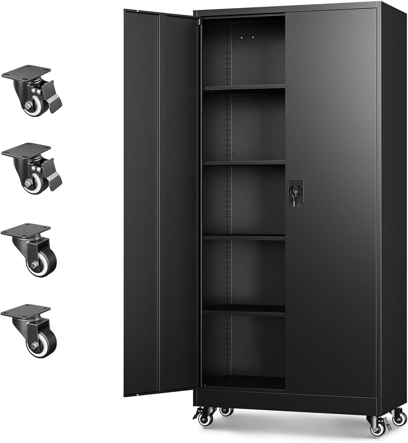 Office Storage Cabinet - Gabinete de Almacenamiento Metálico con Ruedas