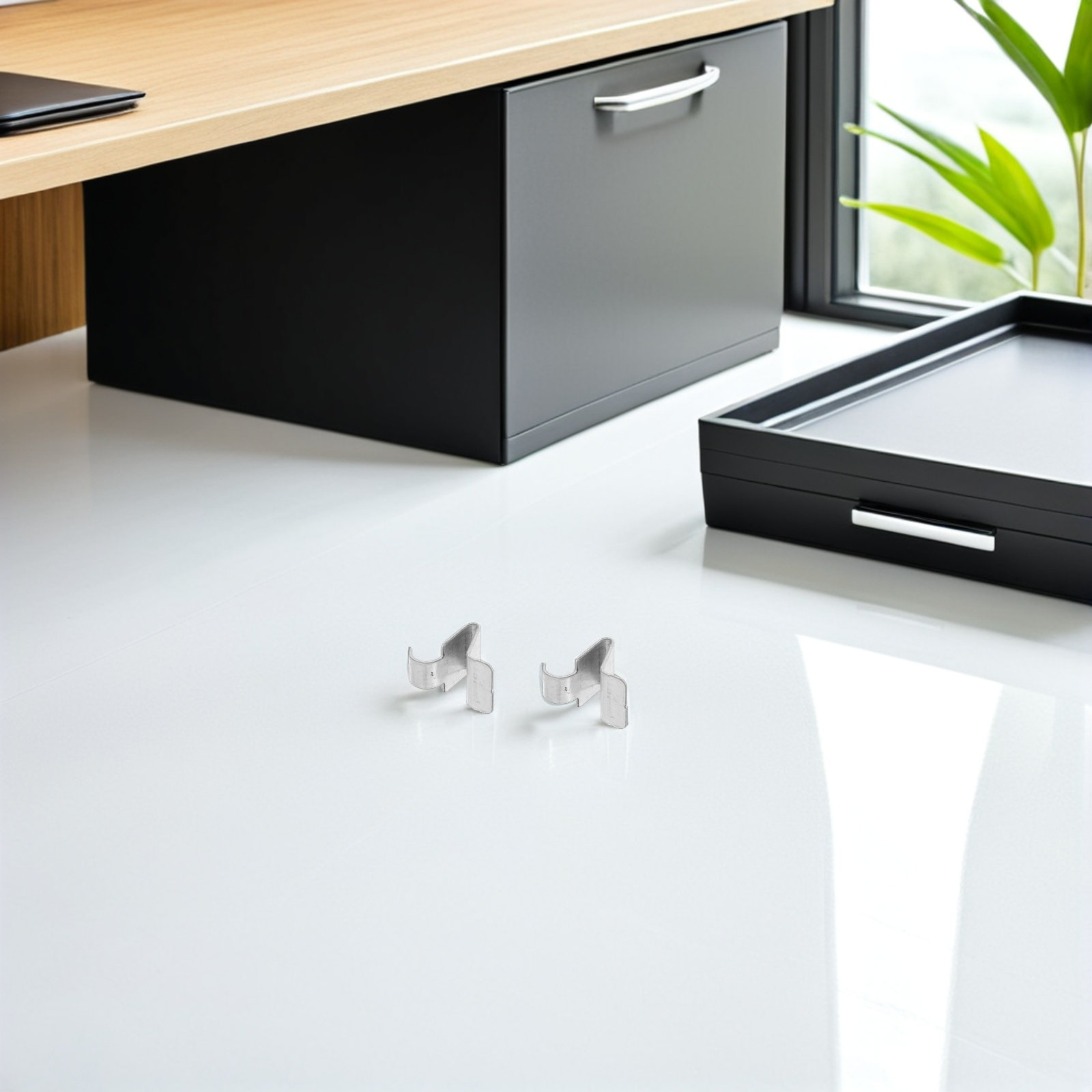 Office Storage Cabinet - 20 Piezas de Clips para Estantes