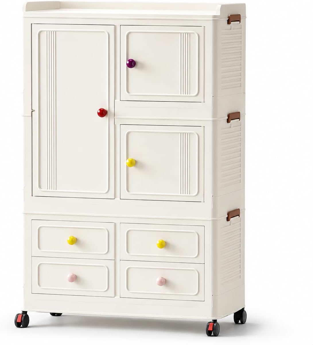 Office Storage Cabinet - Armario de Almacenamiento Plegable con Ruedas