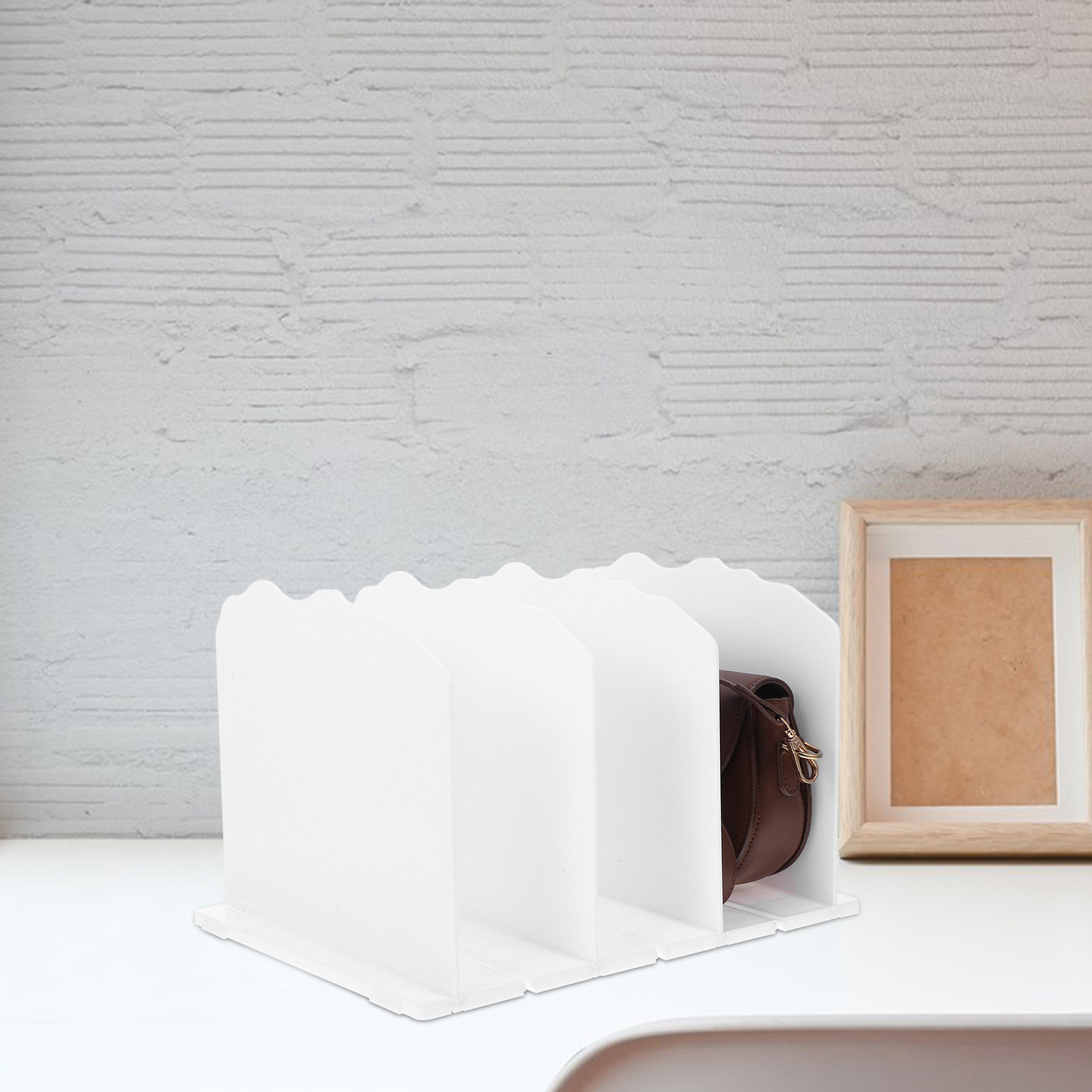 Office Storage Cabinet - 2 Estantes Organizadores Ondulados Ajustables para