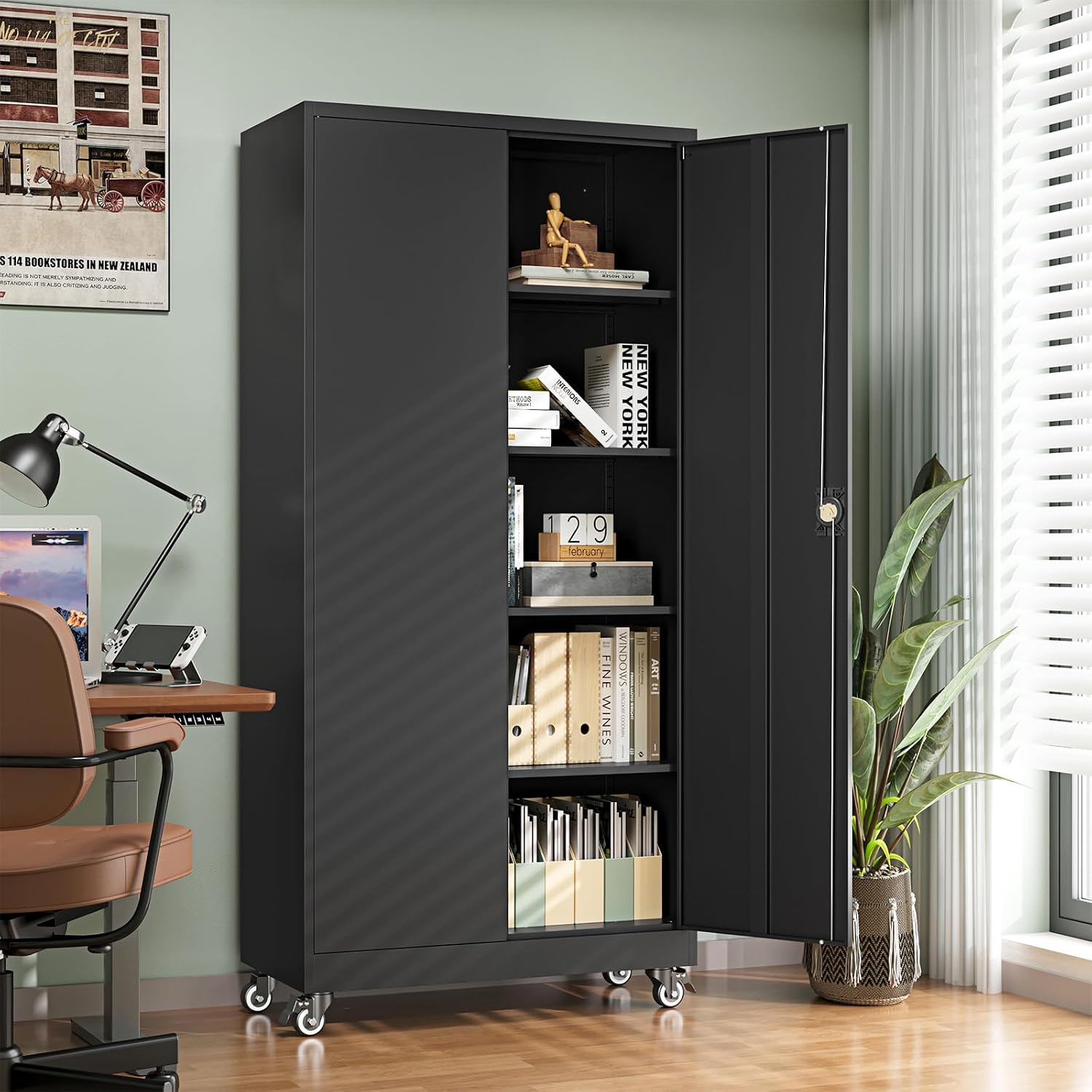 Gabinete de Almacenamiento Met - Office Storage Cabinet reseña y precio