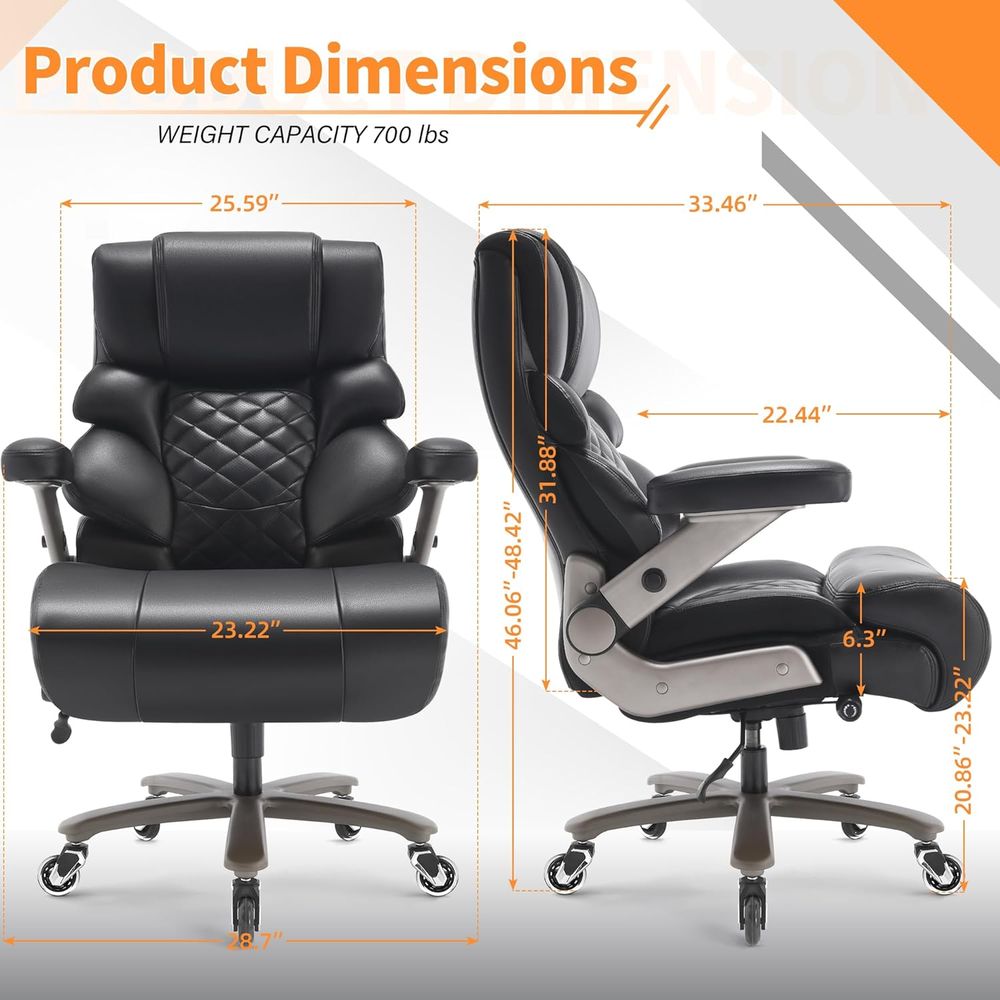 Silla de Oficina Grande y Alta - Office Furniture Plus reseña y precio