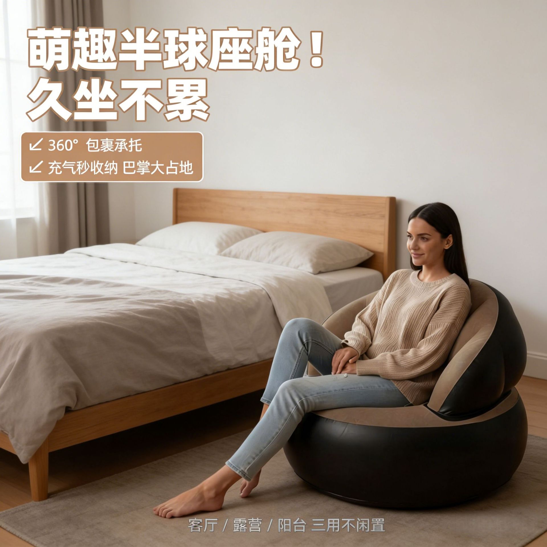 Sofá inflable individual trans - Office Furniture Wholesale reseña y precio