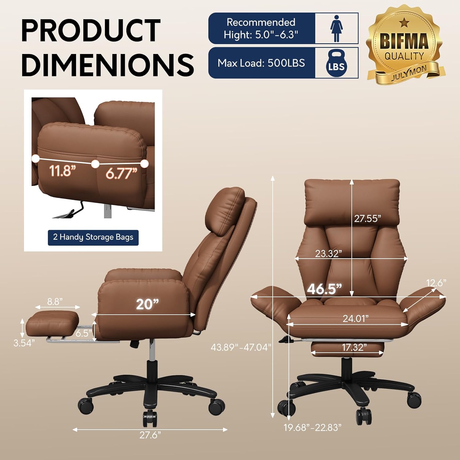Silla de Oficina con Patas Cru - Office Furniture Plus reseña y precio