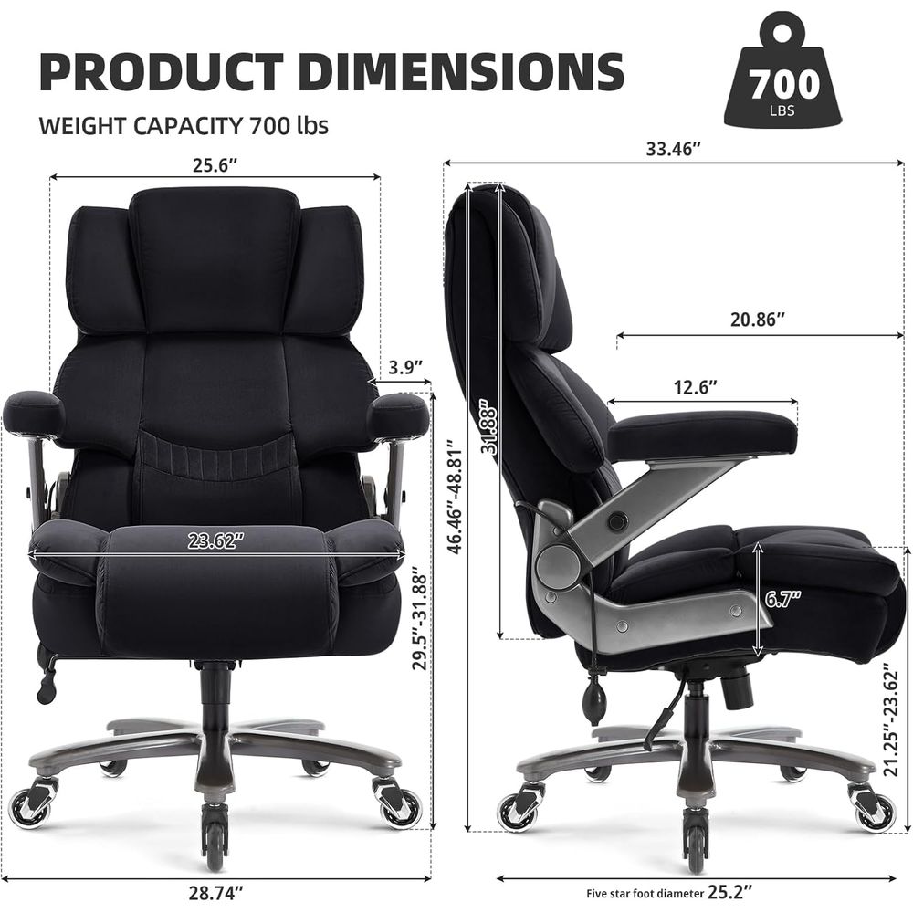Silla de oficina de alta resis - Office Furniture Plus reseña y precio