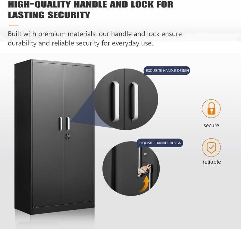 Armario de almacenamiento metá - Office Storage Cabinet reseña y precio
