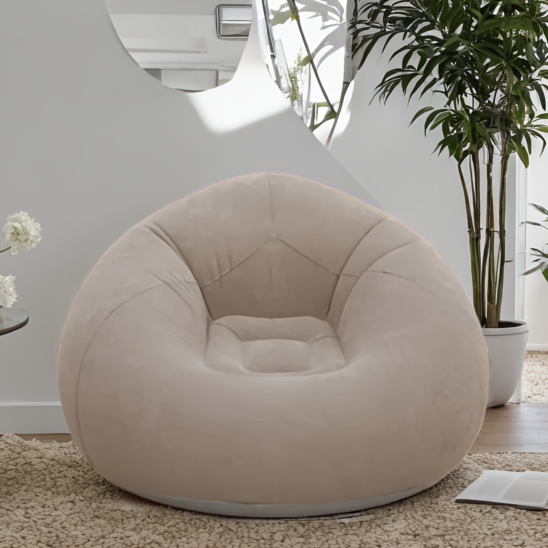 Sofá inflable flocado de PVC,  - Office Furniture Ideas reseña y precio